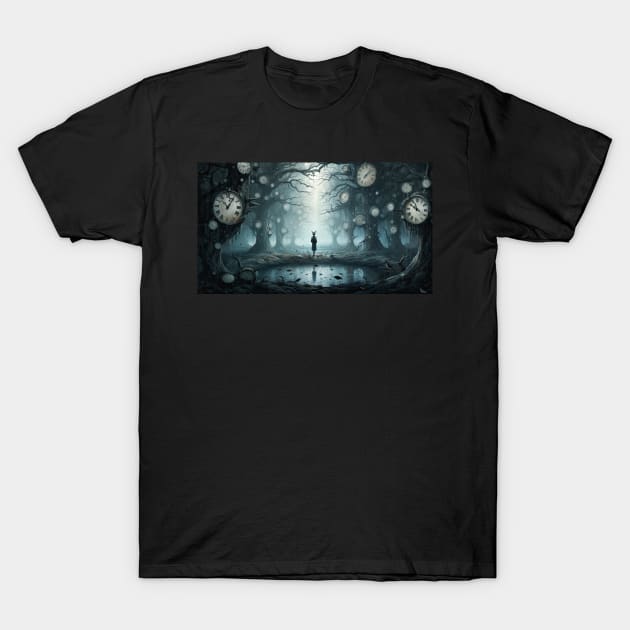 clockpunk T-Shirt by thewandswant